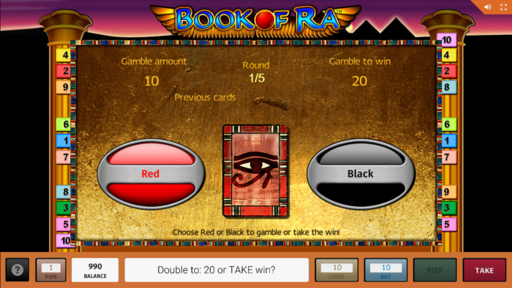 Book of Ra Gamble feature