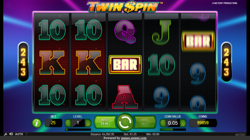 Twin Spin casino slot game