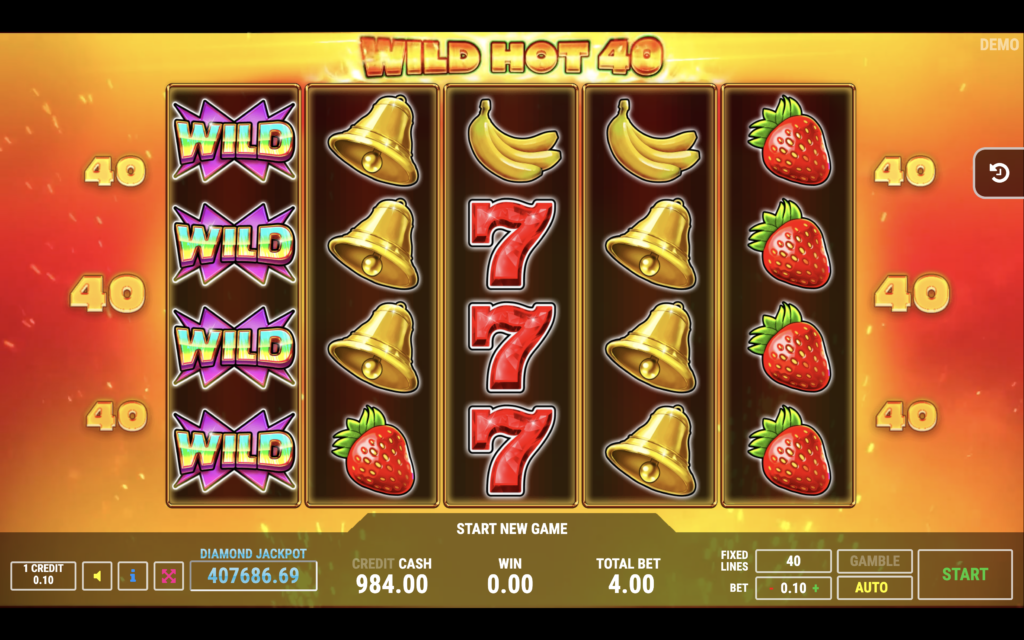 Wild hot 40 slot