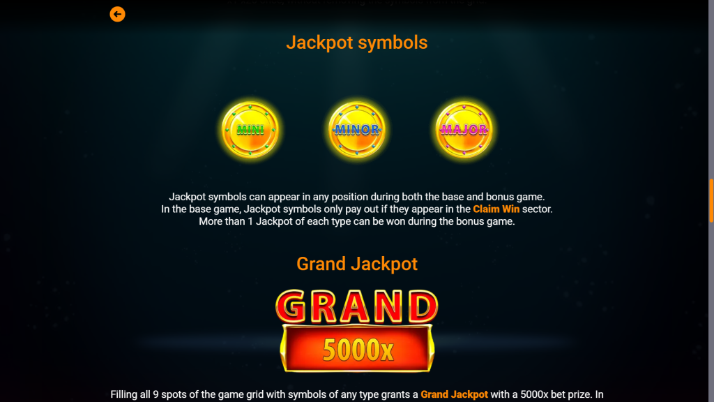 Jackpot Symbols at CoinSpin Fever Slot game