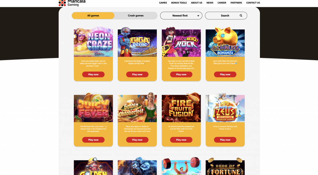 Mancala gaming slots